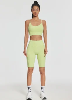 Performance-Biker-Shorts mit hohem Bund