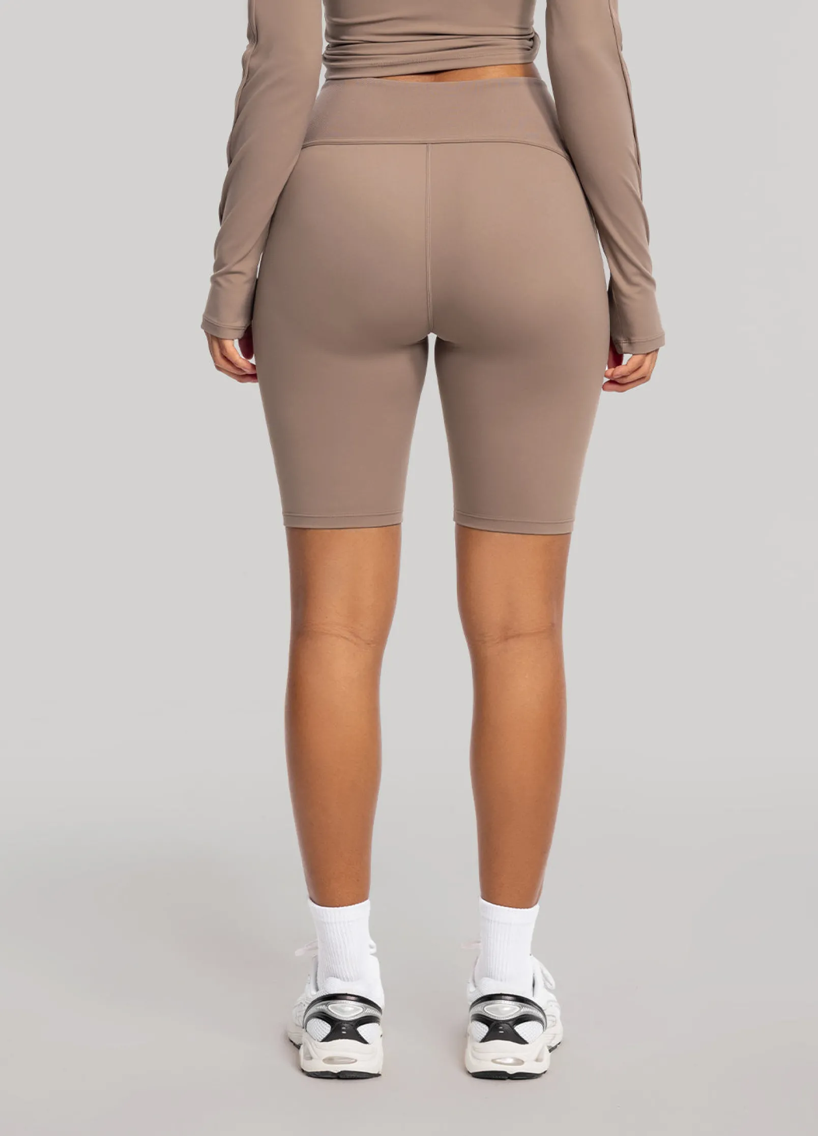 Performance-Biker-Shorts mit hohem Bund