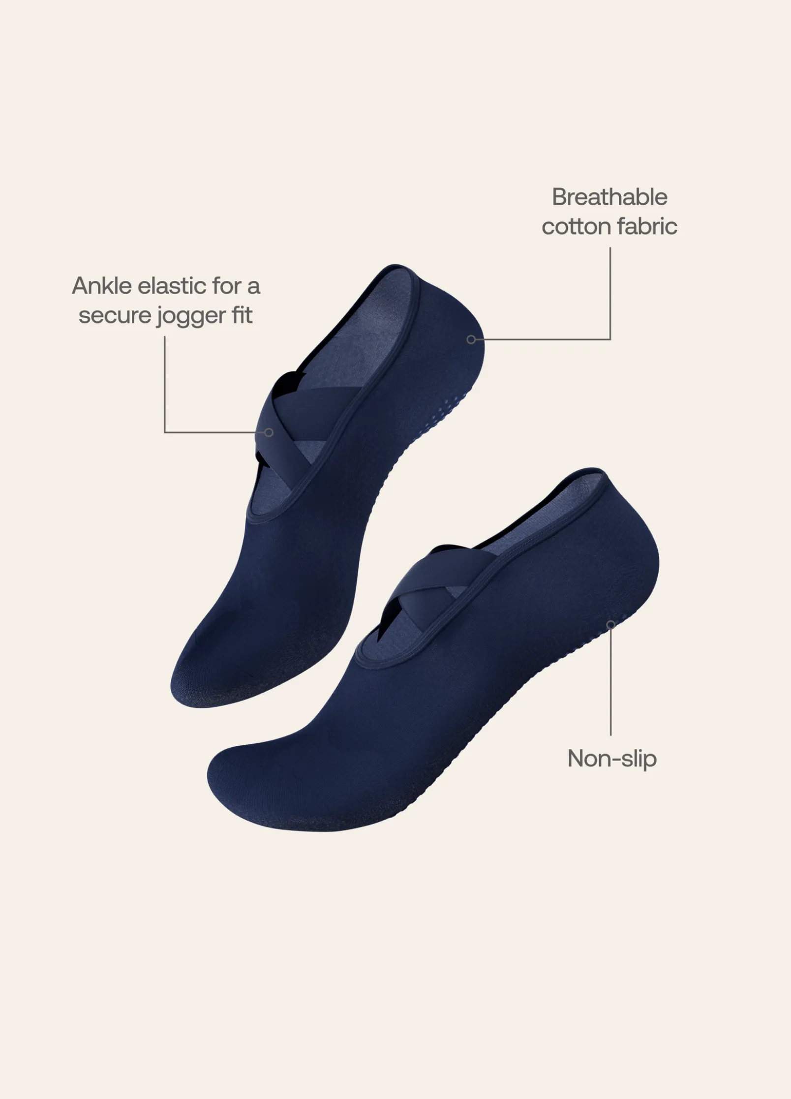 Pilates Grip Socks I 3-PACK