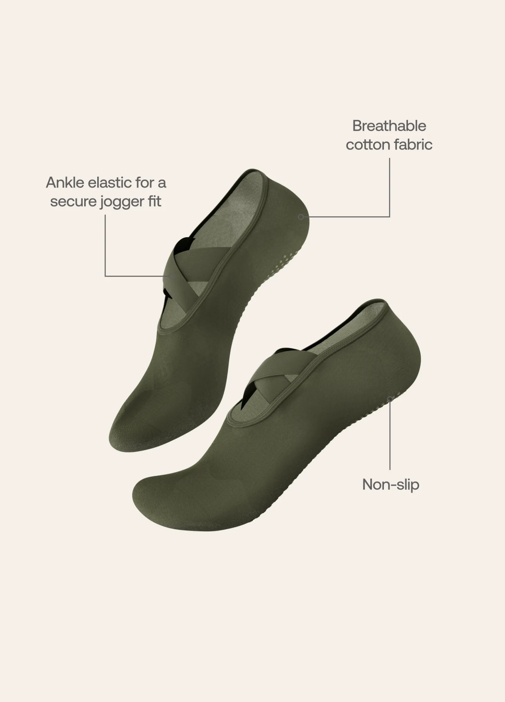 Pilates Grip Socks I 3-PACK