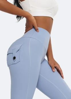 Push-up-Leggings mit Gesäßtaschen