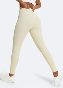 Push-up-Leggings mit V-Naht