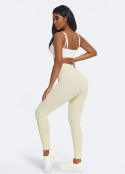 Push-up-Leggings mit V-Naht