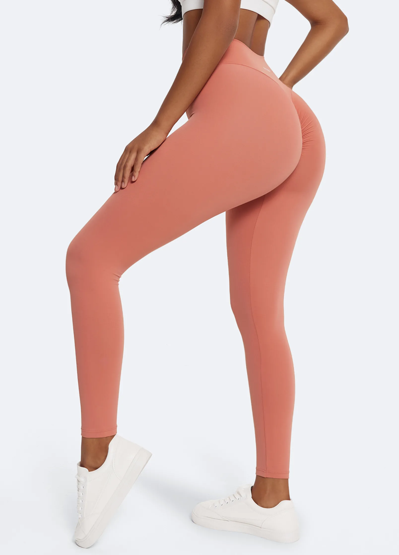 Push-up-Leggings mit V-Naht