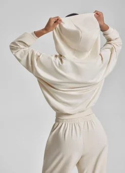 Relaxed Oversized Full Zipper Kangaroo Pockets Soft Hoodie