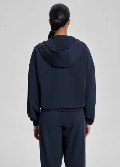 Relaxed Oversized Full Zipper Kangaroo Pockets Soft Hoodie