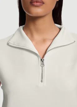 Ärmelloses Sweatshirt mit Half-Zip