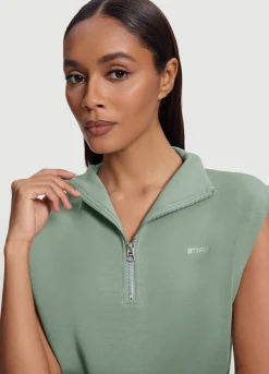 Ärmelloses Sweatshirt mit Half-Zip