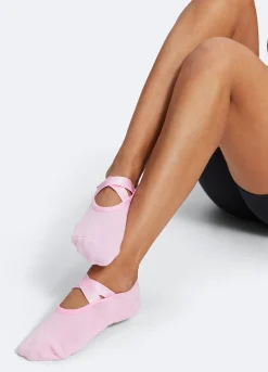 Rutschfeste Pilates-Socken | 4er-Pack