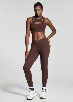 Scrunch-Leggings mit V-Bund