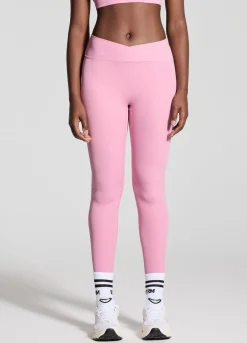 Scrunch-Leggings mit V-Bund