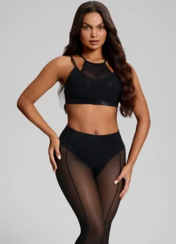 Sculpt High-Neck Top