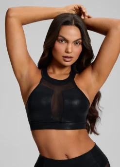 Sculpt High-Neck Top