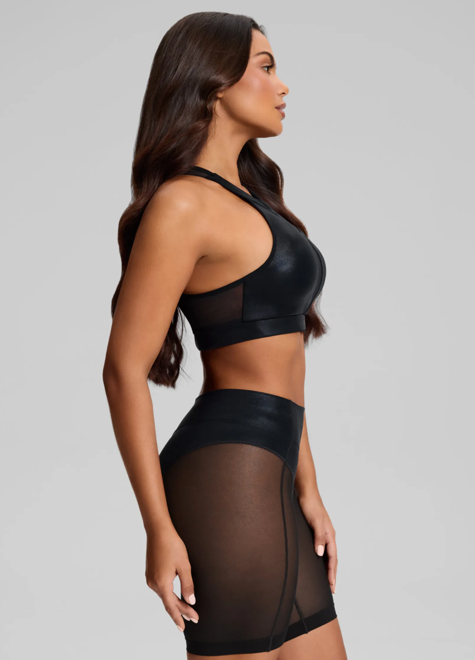 Sculpt High-Neck Top