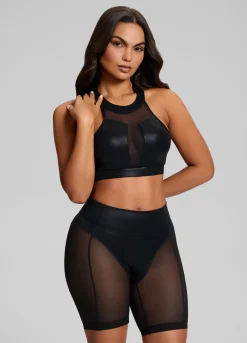 Sculpt High-Neck Top