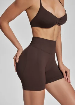 SculptMe High Waisted Butt Lifting Tummy Control Shaping Training Shorts 4.5