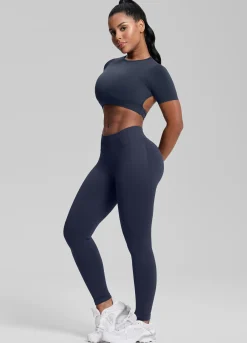 SculptMe High Waisted Butt Lifting Tummy Control Shaping Training Leggings