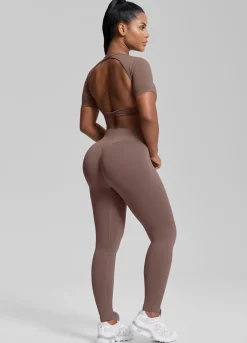 SculptMe High Waisted Butt Lifting Tummy Control Shaping Training Leggings