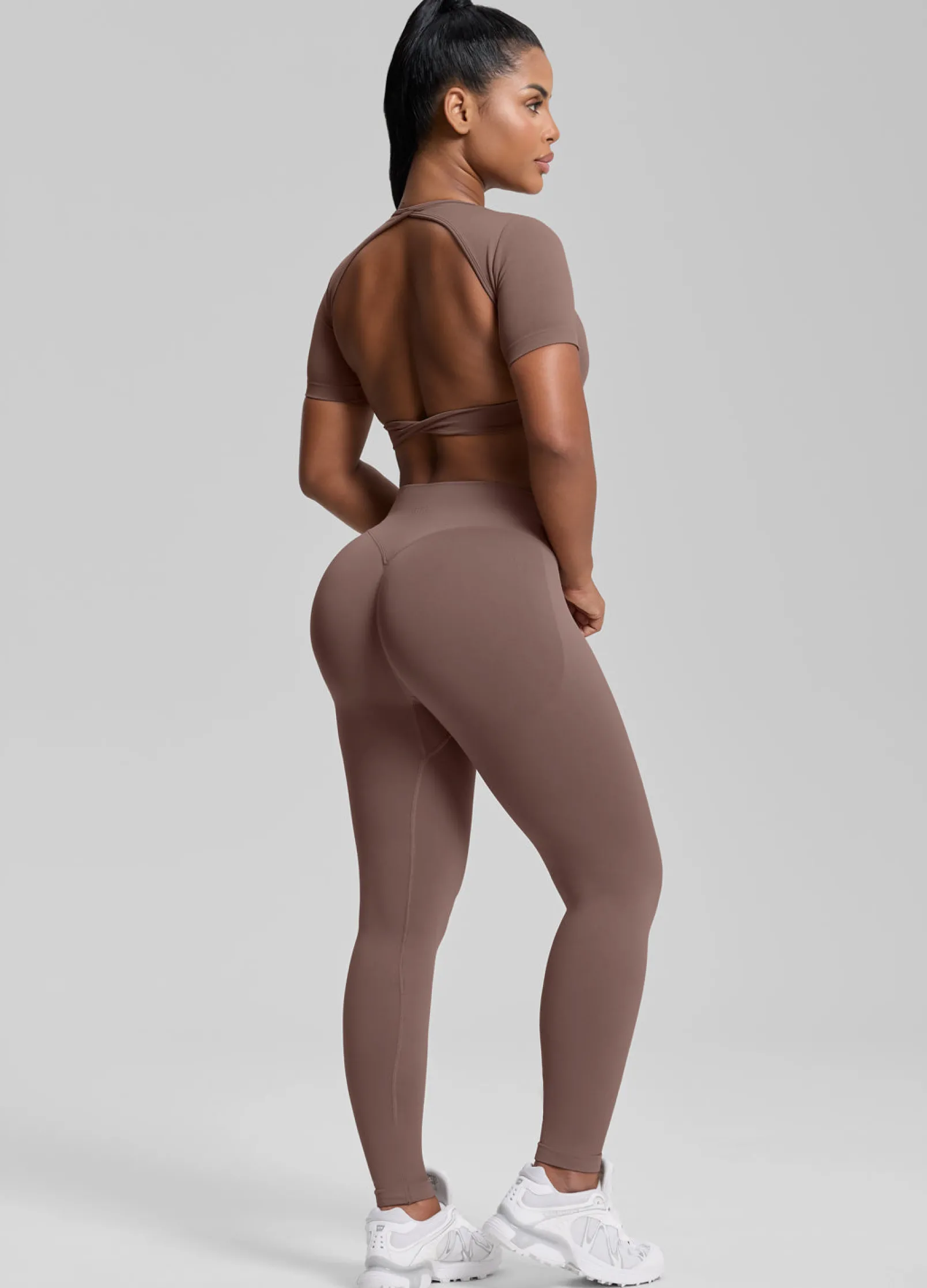 SculptMe High Waisted Butt Lifting Tummy Control Shaping Training Leggings
