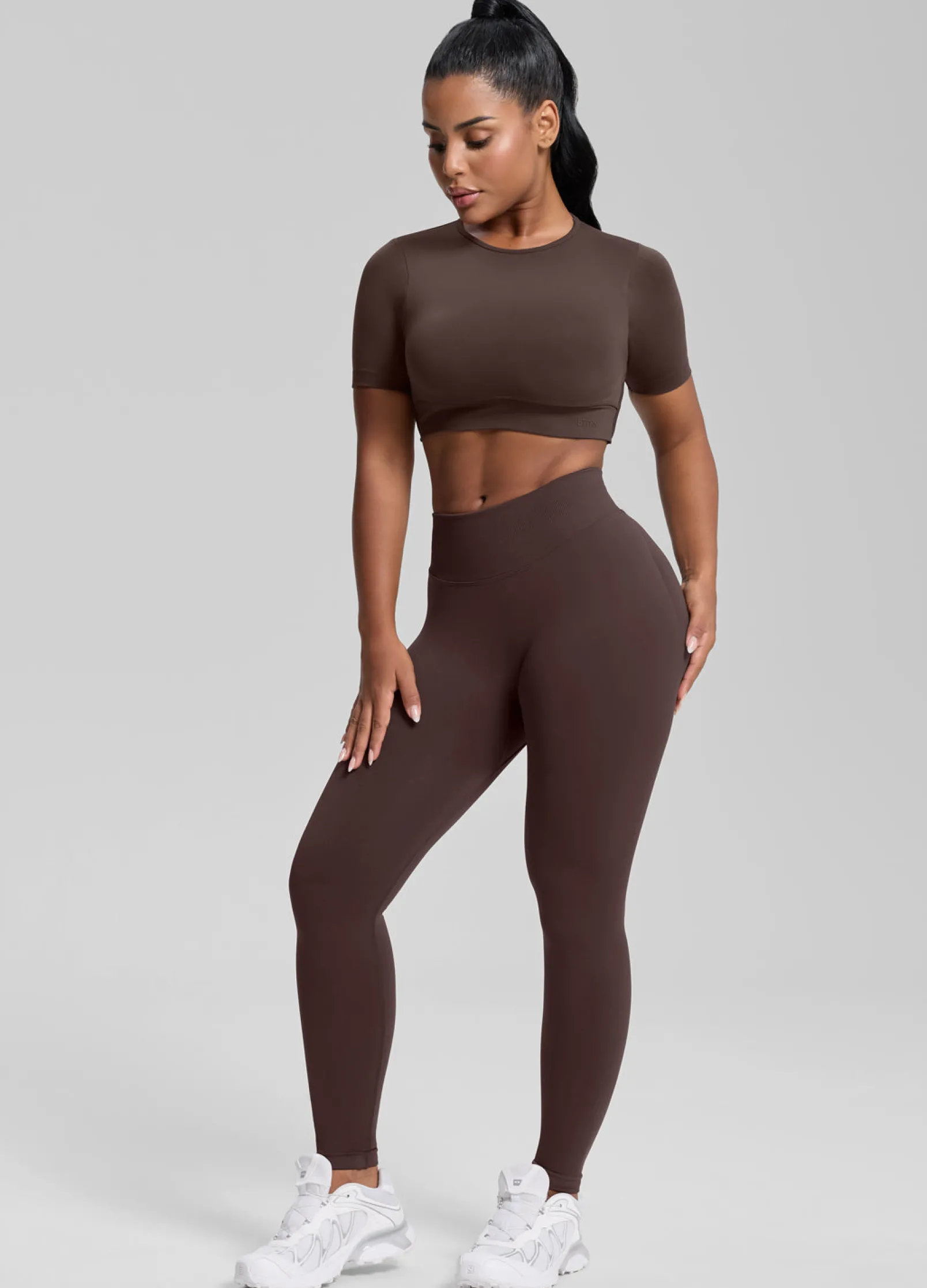 SculptMe High Waisted Butt Lifting Tummy Control Shaping Training Leggings