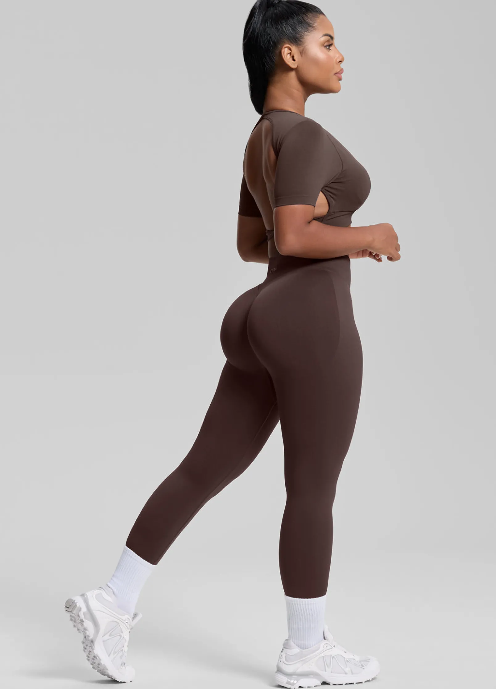 SculptMe High Waisted Butt Lifting Tummy Control Shaping Training Leggings