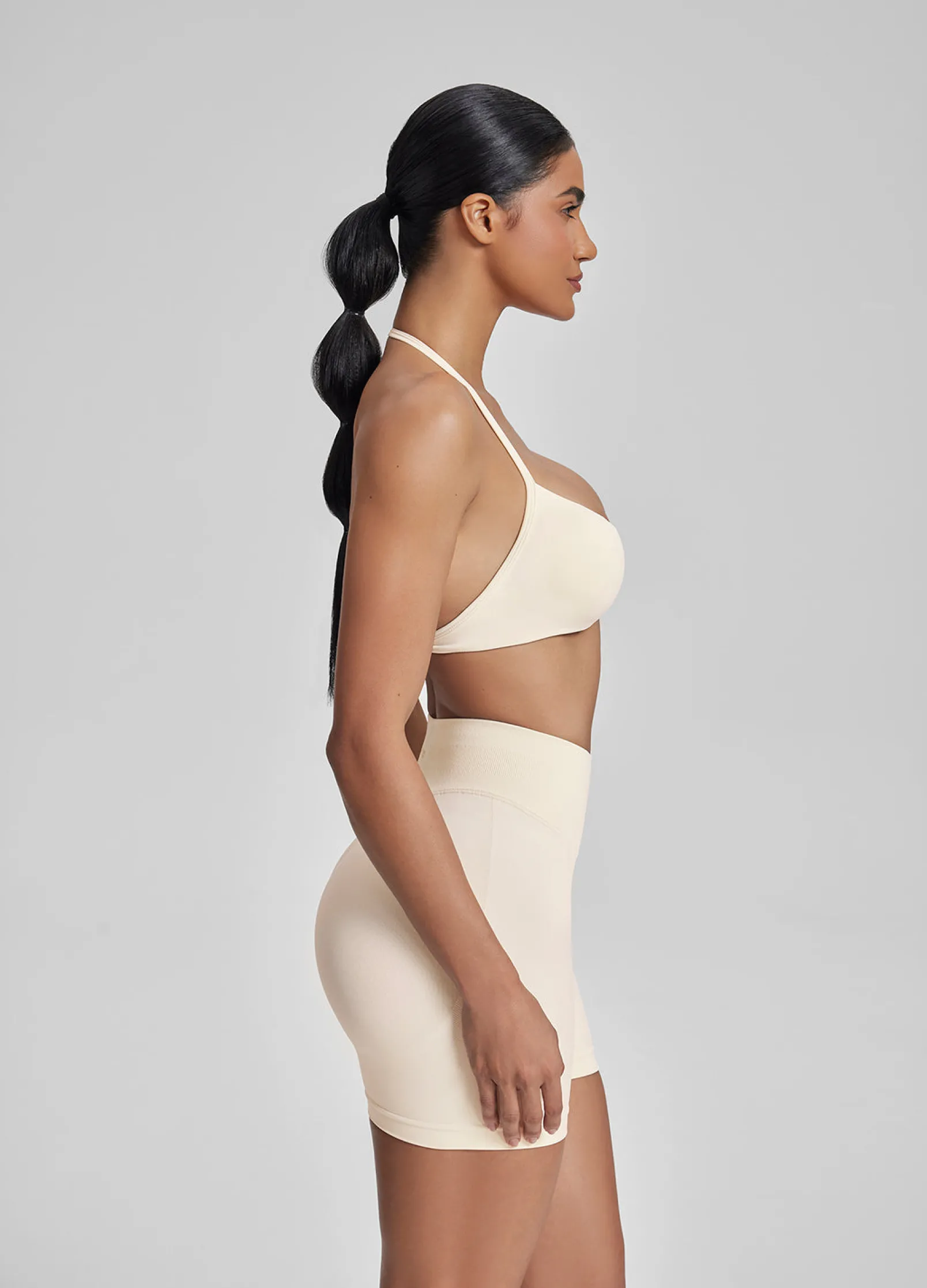 SculptMe High Waisted Butt Lifting Tummy Control Shaping Training Shorts 4.5