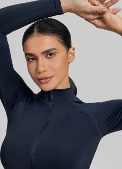 SculptMe Longline Full Zipper Seamless Breathable Warm Jacket