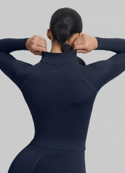 SculptMe Longline Full Zipper Seamless Breathable Warm Jacket