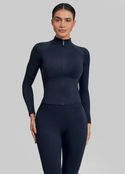 SculptMe Longline Full Zipper Seamless Breathable Warm Jacket