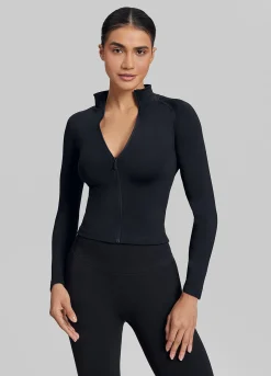 SculptMe Longline Full Zipper Seamless Breathable Warm Jacket