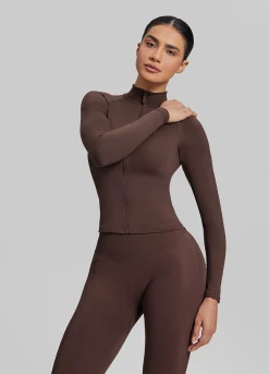 SculptMe Longline Full Zipper Seamless Breathable Warm Jacket