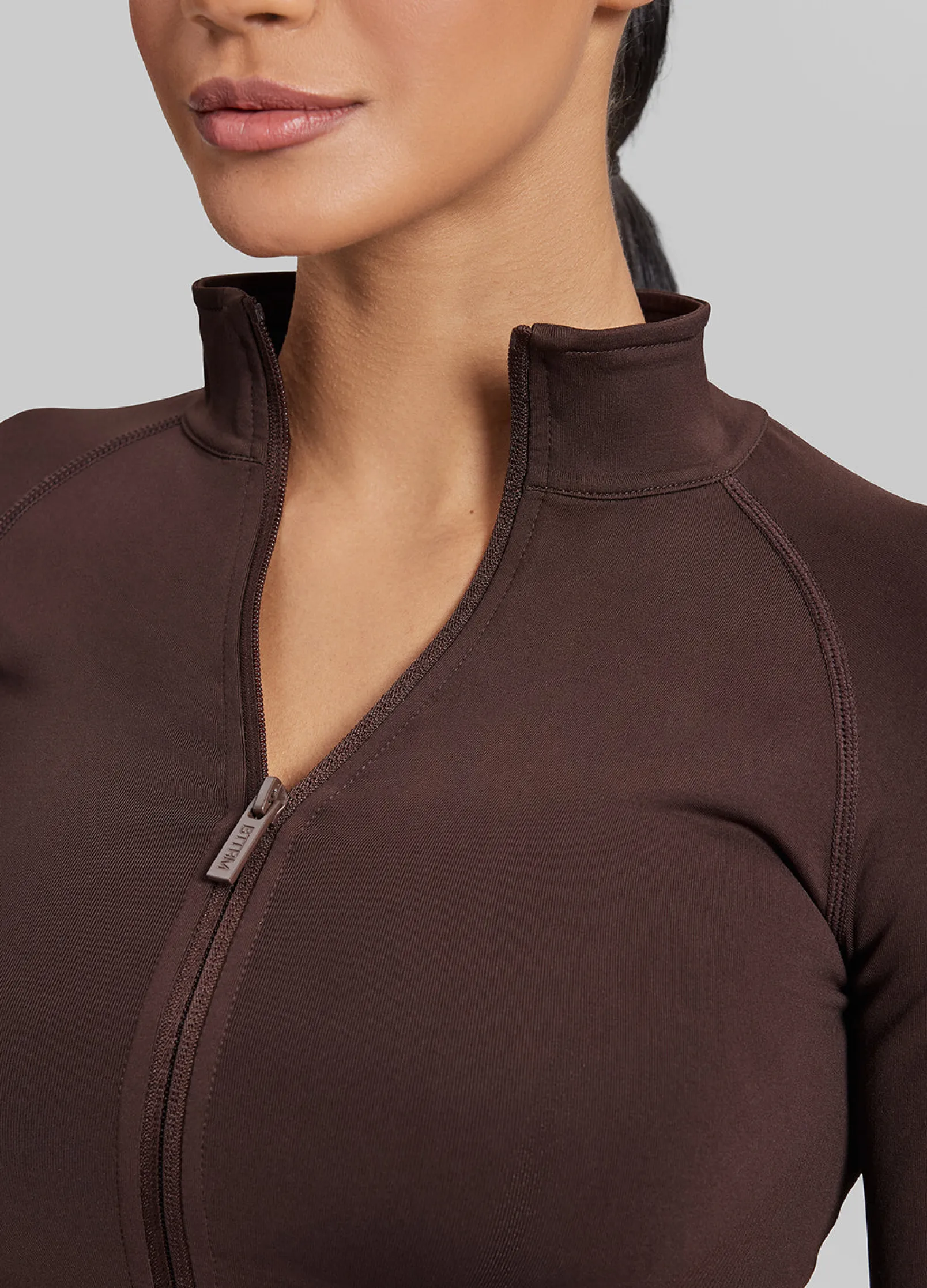 SculptMe Longline Full Zipper Seamless Breathable Warm Jacket