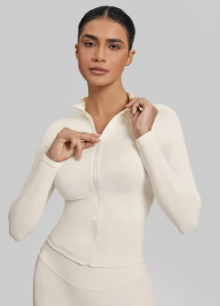 SculptMe Longline Full Zipper Seamless Breathable Warm Jacket