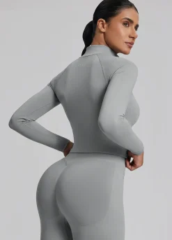 SculptMe Longline Full Zipper Seamless Breathable Warm Jacket