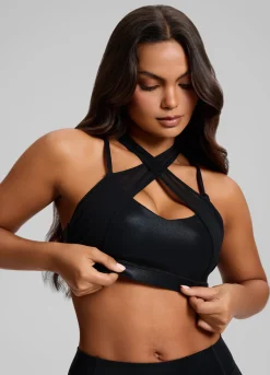 Sculpt Strappy Crossback Top