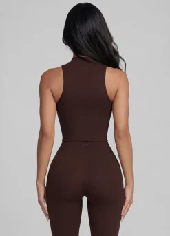 Sculpt Zip Crop Weste