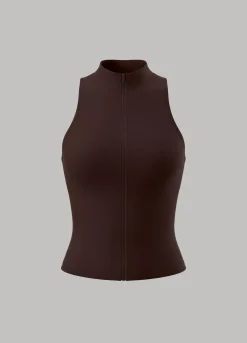 Sculpt Zip Crop Weste