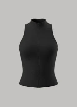Sculpt Zip Crop Weste