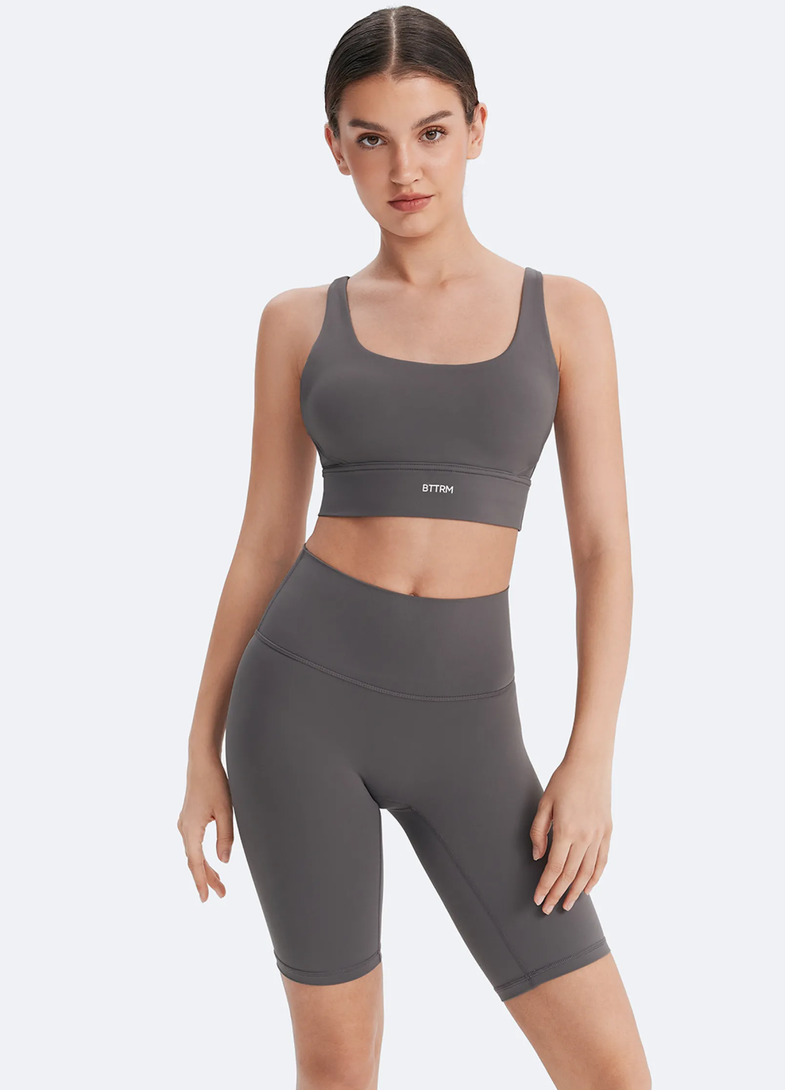 Shorts mit hoher Taille