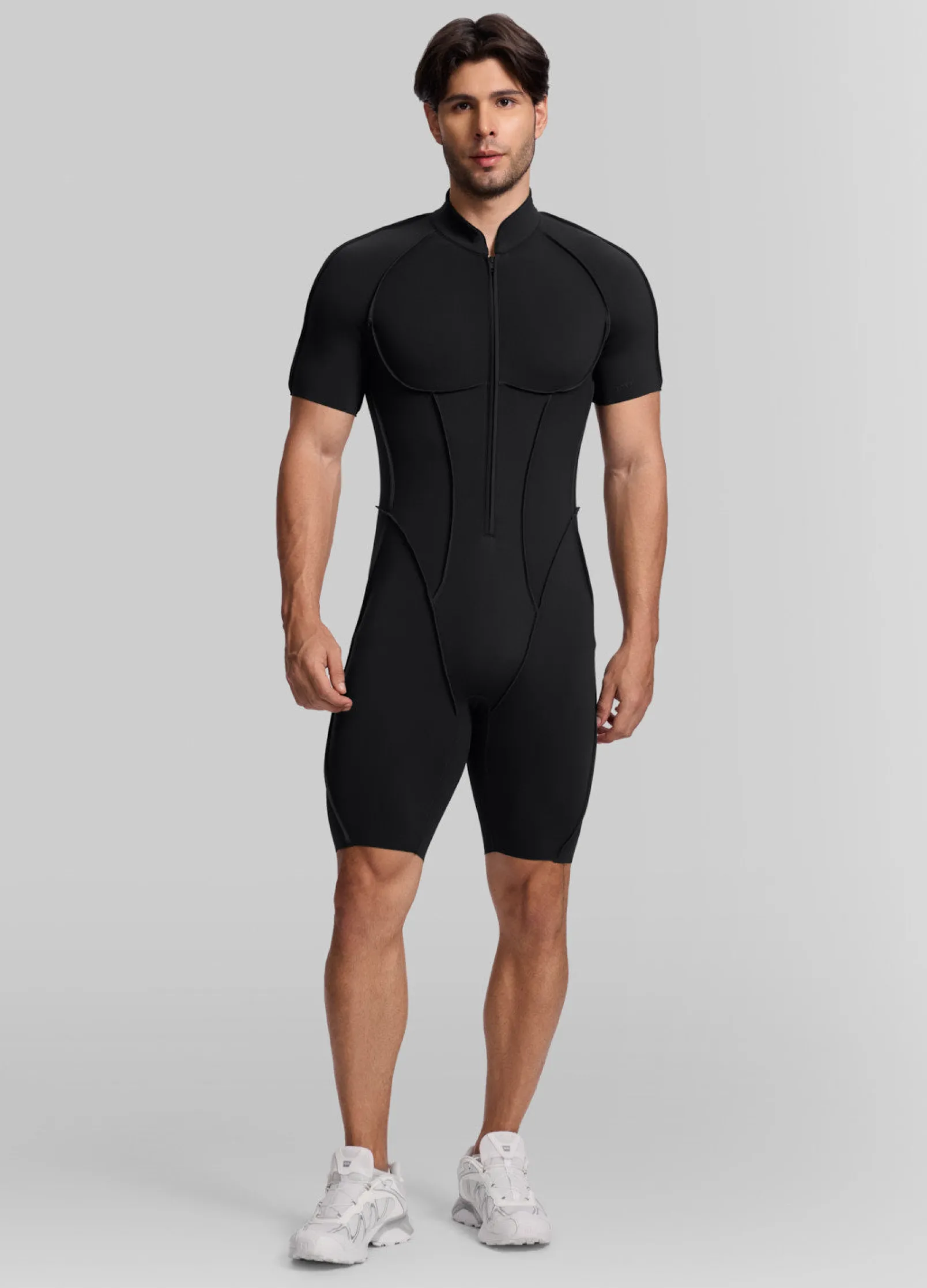Sleek Shorts Open-Back Herosuit