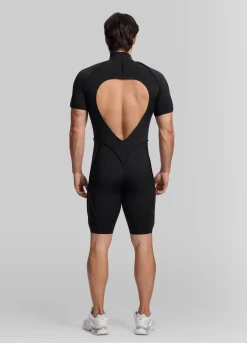 Sleek Shorts Open-Back Herosuit