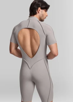 Sleek Shorts Open-Back Herosuit