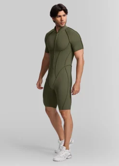Sleek Shorts Open-Back Herosuit