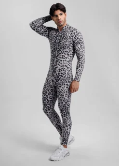 Snow Leopard Herosuit mit geschlossenem Rücken