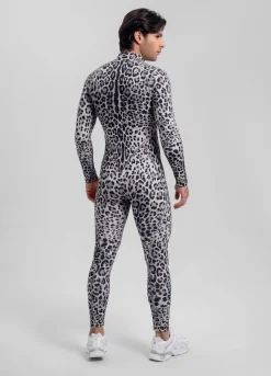 Snow Leopard Herosuit mit geschlossenem Rücken