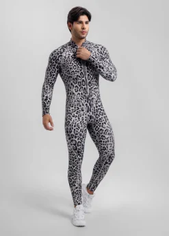 Snow Leopard Herosuit mit geschlossenem Rücken