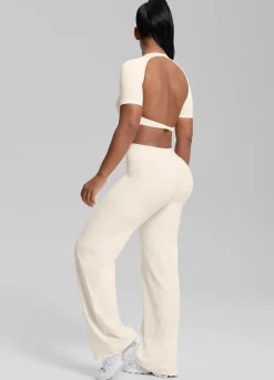 Straight Leg Flowy Stretchy Soft Sweat-Wicking Bottoms