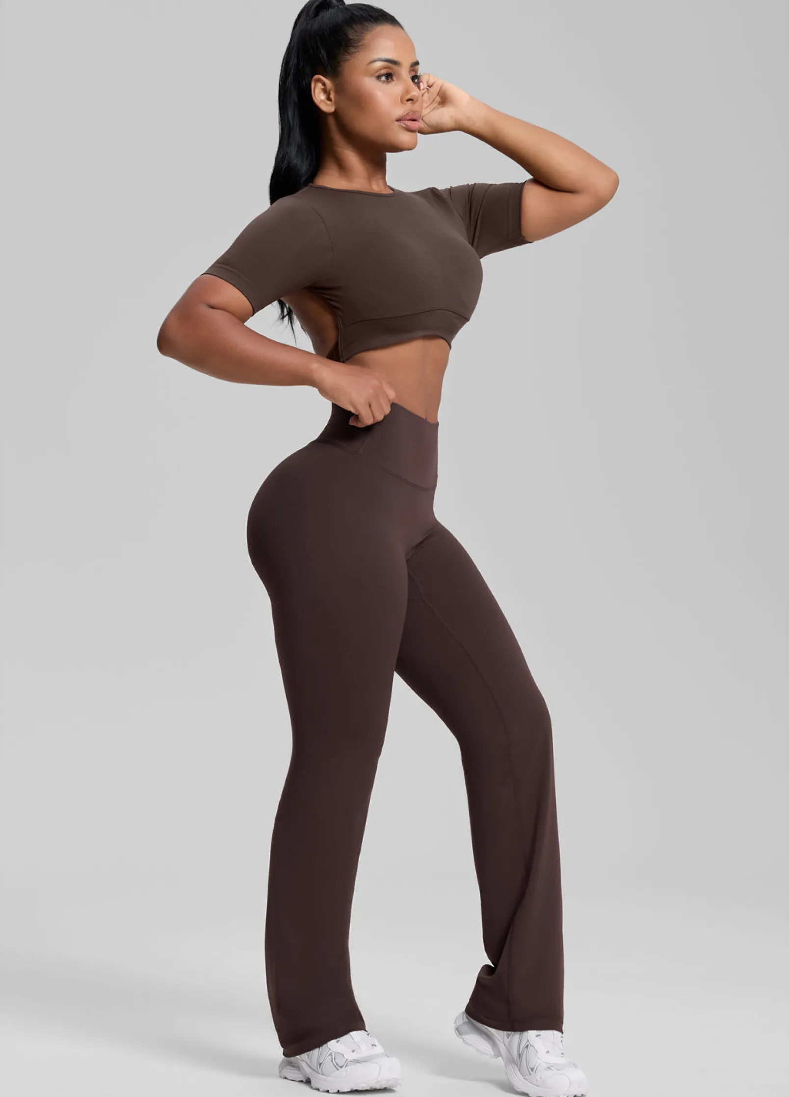 Straight Leg Flowy Stretchy Soft Sweat-Wicking Bottoms