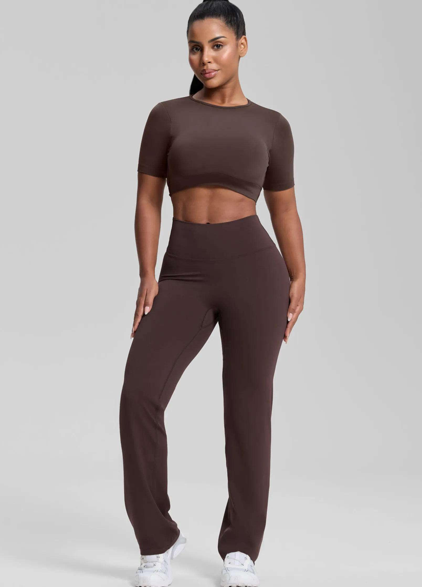 Straight Leg Flowy Stretchy Soft Sweat-Wicking Bottoms
