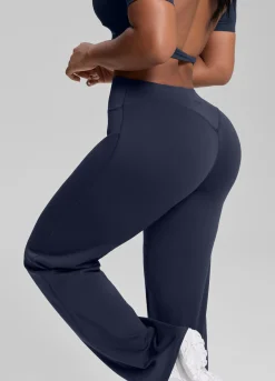 Straight Leg Flowy Stretchy Soft Sweat-Wicking Bottoms